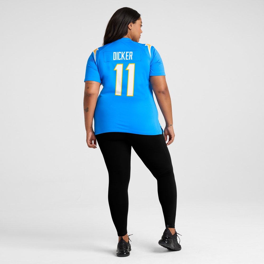 Women's Los Angeles Chargers #11 Cameron Dicker Powder Blue Game Jersey Women's Los Angeles Chargers #11 Cameron Dicker Powder Blue Game Jersey
