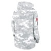 Women's New York Giants Nike Arctic Camo 2024 Salute To Service Club Fleece Pullover Hoodie