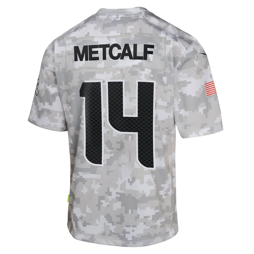 Youth Seattle Seahawks DK Metcalf Arctic Camo 2024 Salute to Service Game Jersey Youth Seattle Seahawks DK Metcalf Arctic Camo 2024 Salute to Service Game Jersey