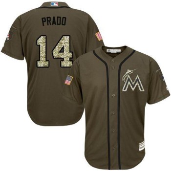 marlins #14 Martin Prado Green Salute to Service Stitched MLB Jersey marlins #14 Martin Prado Green Salute to Service Stitched MLB Jersey