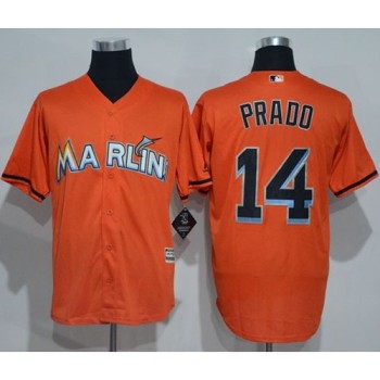 marlins #14 Martin Prado Orange New Cool Base Stitched MLB Jersey marlins #14 Martin Prado Orange New Cool Base Stitched MLB Jersey