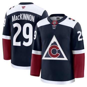 Men's Colorado Avalanche #29 Nathan MacKinnon Navy Alternate Premium Jersey