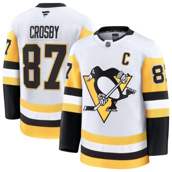 Youth Pittsburgh Penguins #87 Sidney Crosby White Away Jersey Youth Pittsburgh Penguins #87 Sidney Crosby White Away Jersey