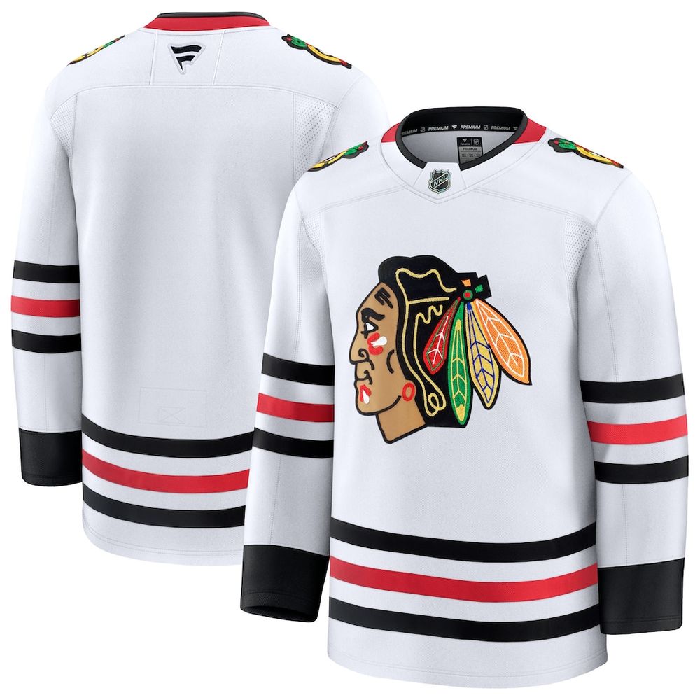 Youth Chicago Blackhawks White Away Jersey Youth Chicago Blackhawks White Away Jersey
