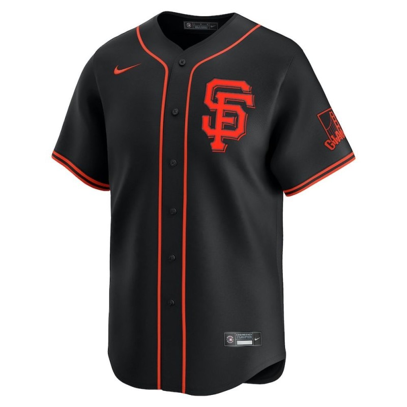 Men's San Francisco Giants #51 Jung Hoo Lee Nike Black Alternate Limited Player Jersey Men's San Francisco Giants #51 Jung Hoo Lee Nike Black Alternate Limited Player Jersey