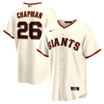 Men's San Francisco Giants #26 Matt Chapman Nike Cream Home Replica Jersey Men's San Francisco Giants #26 Matt Chapman Nike Cream Home Replica Jersey