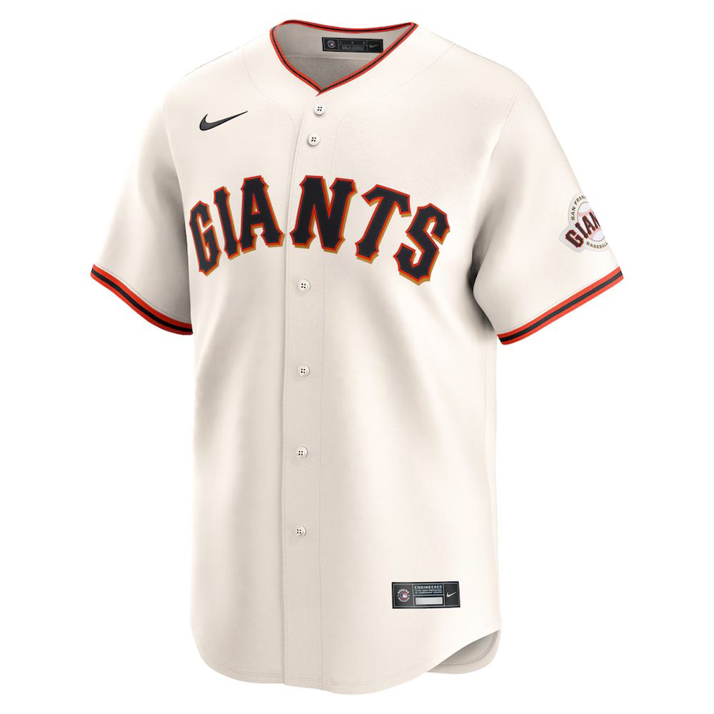 Men's San Francisco Giants #5 Mike Yastrzemski Nike Cream Home Limited Player Jersey Men's San Francisco Giants #5 Mike Yastrzemski Nike Cream Home Limited Player Jersey