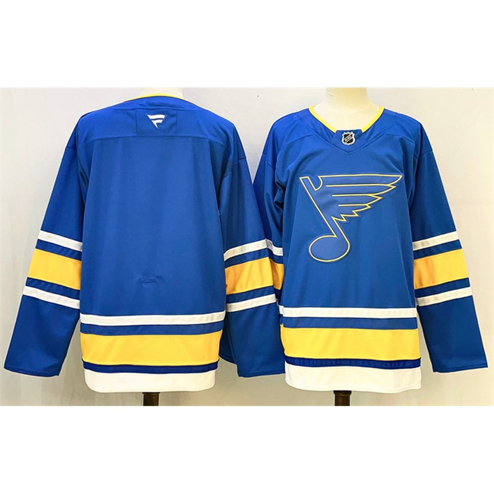 Youth St. Louis Blues Blank Blue 2025 Stitched Hockey Jersey