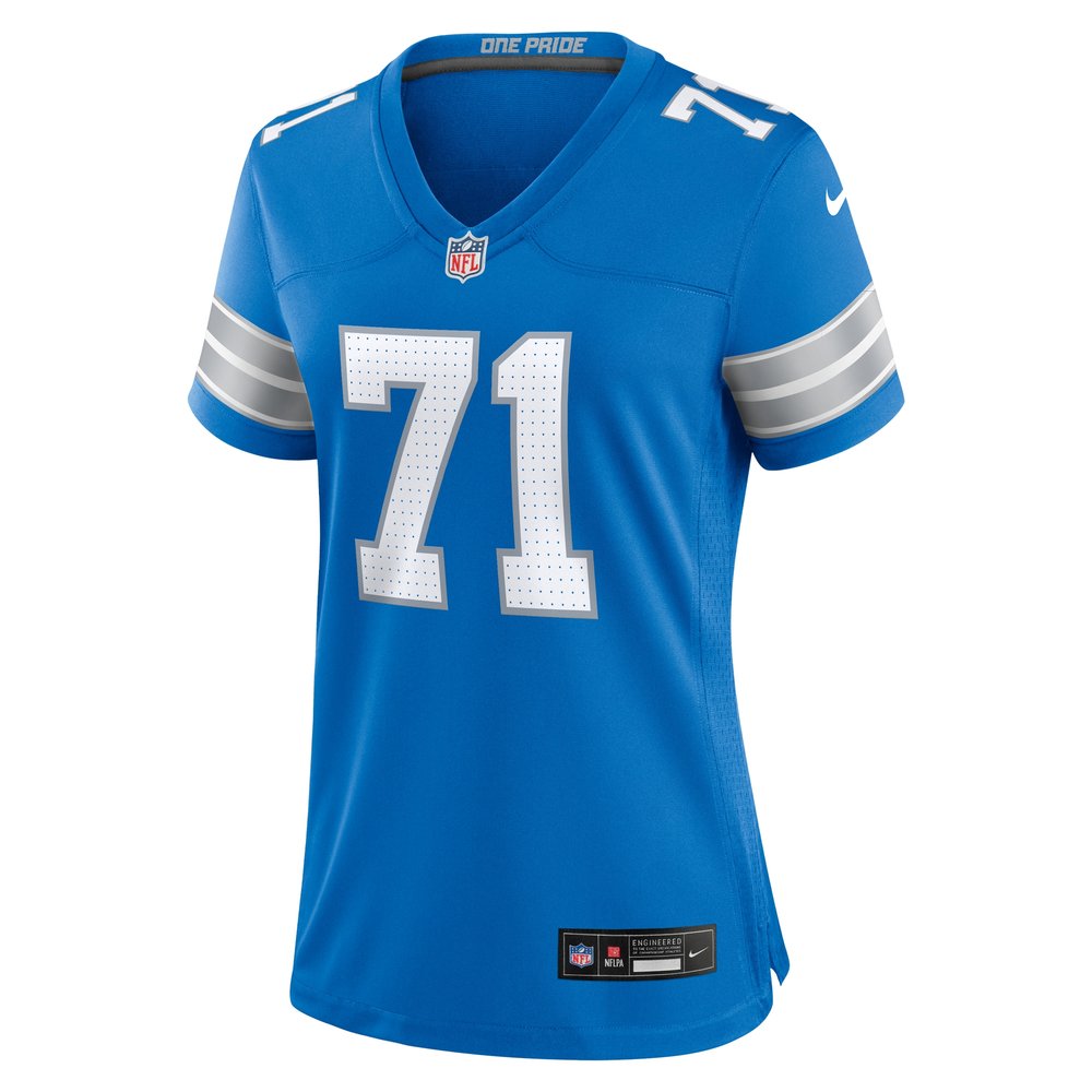 Women's Detroit Lions Kevin Zeitler  Blue Game Jersey Women's Detroit Lions Kevin Zeitler  Blue Game Jersey