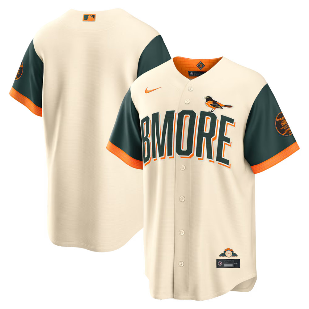Men's Baltimore Orioles Nike Natural 2026 City Connect Stadium Jersey