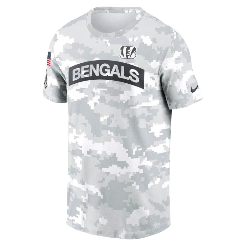 Men's Cincinnati Bengals Nike Arctic Camo 2024 Salute To Service Performance T-Shirt Men's Cincinnati Bengals Nike Arctic Camo 2024 Salute To Service Performance T-Shirt