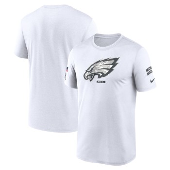 Men's Philadelphia Eagles White 2024 Salute To Service Legend Performance T-Shirt Men's Philadelphia Eagles White 2024 Salute To Service Legend Performance T-Shirt