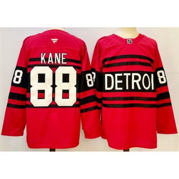 Youth Detroit Red Wings #88 Patrick Kane Red 2024-25 Reverse Retro Stitched Jersey Youth Detroit Red Wings #88 Patrick Kane Red 2024-25 Reverse Retro Stitched Jersey