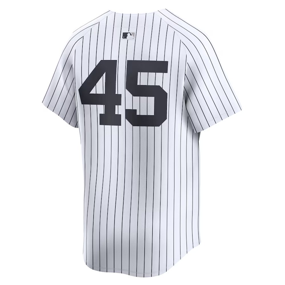 Men's New York Yankees #45 Gerrit Cole White Home Limited Player Jersey Men's New York Yankees #45 Gerrit Cole White Home Limited Player Jersey