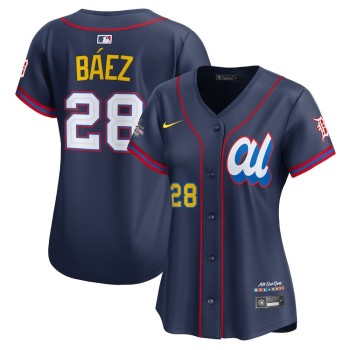 Women's American League #28 Javier Baez Nike Navy 2025 All-Star Edition Limited Player Jersey Women's American League #28 Javier Baez Nike Navy 2025 All-Star Edition Limited Player Jersey