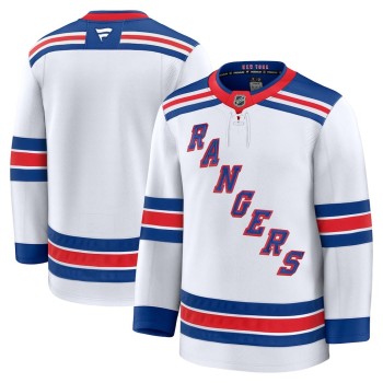 Men's New York Rangers White Away Premium Jersey