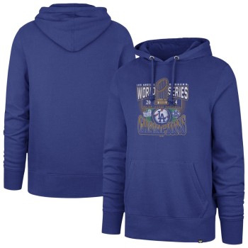 Men's Los Angeles Dodgers '47 Royal 2024 World Series Champions Big & Tall Headline Pullover Hoodie Men's Los Angeles Dodgers '47 Royal 2024 World Series Champions Big & Tall Headline Pullover Hoodie