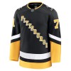 Men's Pittsburgh Penguins #71 Evgeni Malkin Black Alternate Premium Jersey