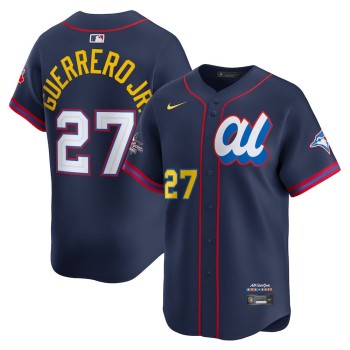 Youth American League #27 Vladimir Guerrero Jr. Nike Navy 2025 All-Star Edition Limited Player Jersey Youth American League #27 Vladimir Guerrero Jr. Nike Navy 2025 All-Star Edition Limited Player Jersey