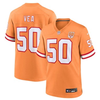 Men's Tampa Bay Buccaneers #50 Vita Vea Nike Creamsicle 50th Season Game Jersey Men's Tampa Bay Buccaneers #50 Vita Vea Nike Creamsicle 50th Season Game Jersey