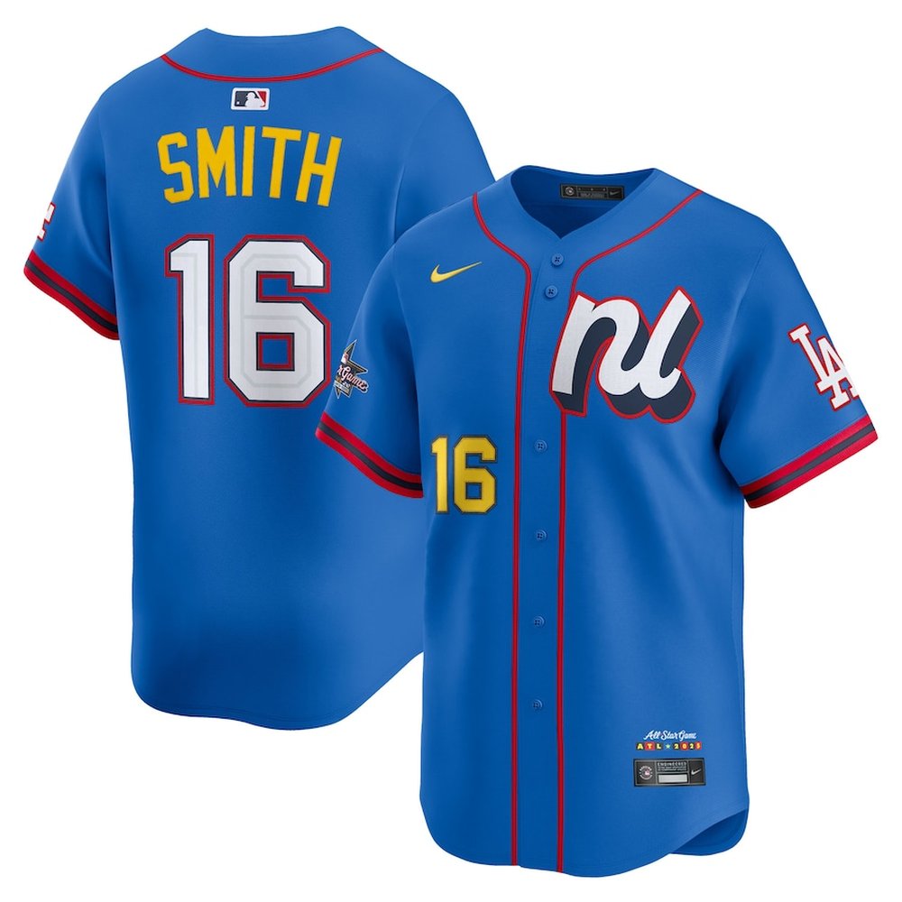 Youth National League #16 Will Smith Nike Blue 2025 All-Star Edition Limited Player Jersey