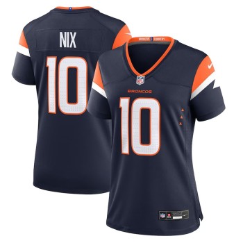 Women's Denver Broncos #10 Bo Nix Navy Alternate Game Jersey Women's Denver Broncos #10 Bo Nix Navy Alternate Game Jersey