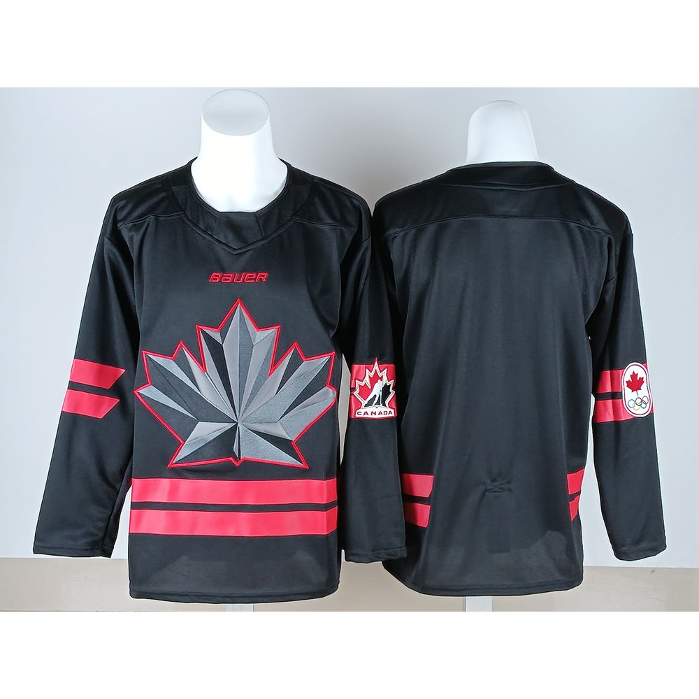 Men's Canada Hockey Black 2026 Away Replica Jersey