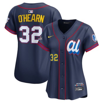 Women's American League #32 Ryan O'Hearn Nike Navy 2025 All-Star Edition Limited Player Jersey Women's American League #32 Ryan O'Hearn Nike Navy 2025 All-Star Edition Limited Player Jersey