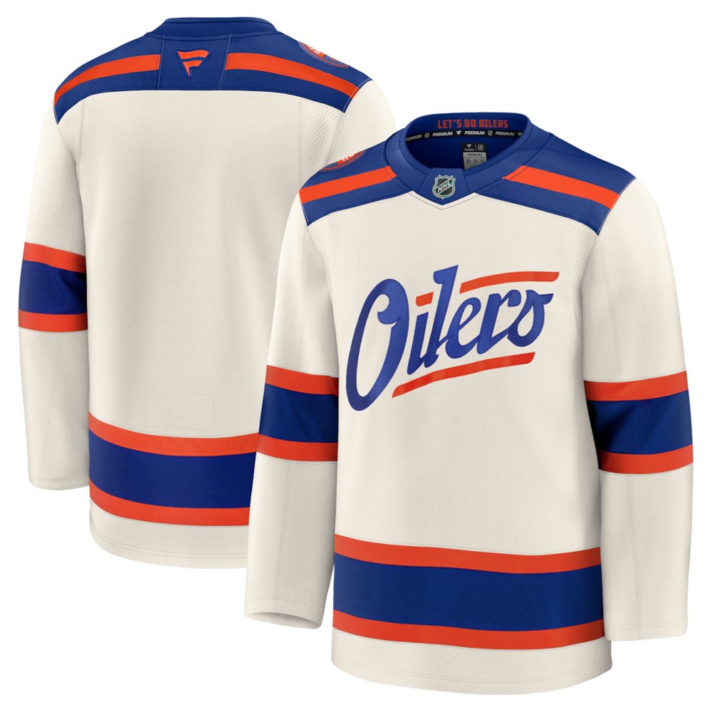 Youth Edmonton Oilers Light Beige Alternate Jersey Youth Edmonton Oilers Light Beige Alternate Jersey