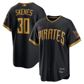 Youth Pittsburgh Pirates #30 Paul Skenes Black 2026 City Connect Stitched Jersey