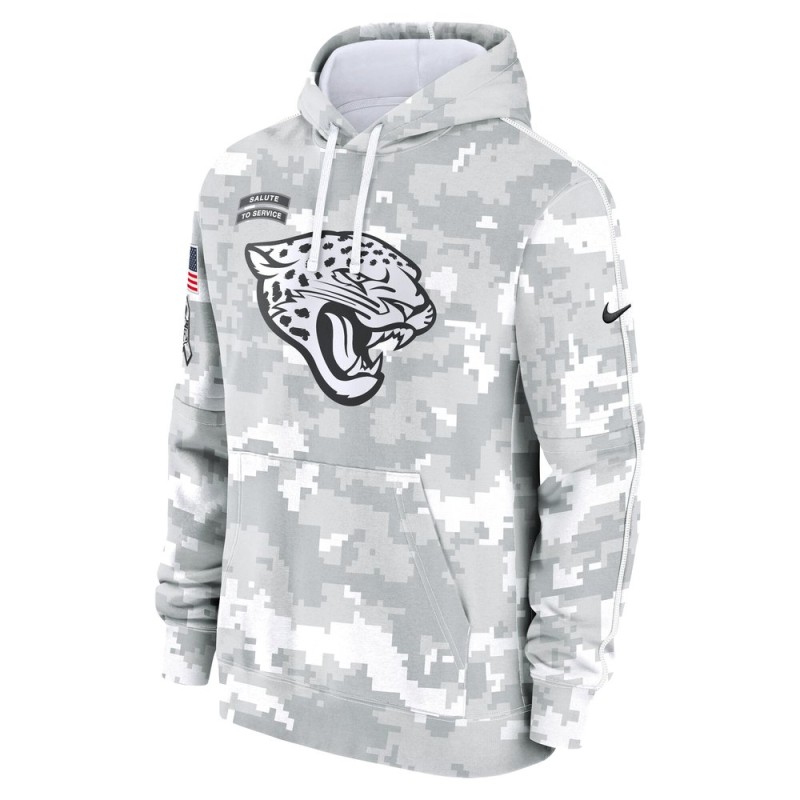 Men's Jacksonville Jaguars Nike Arctic Camo 2024 Salute to Service Club Fleece Pullover Hoodie Men's Jacksonville Jaguars Nike Arctic Camo 2024 Salute to Service Club Fleece Pullover Hoodie