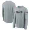 Youth Chicago Bears Nike Gray 2024 Salute To Service Long Sleeve T-Shirt