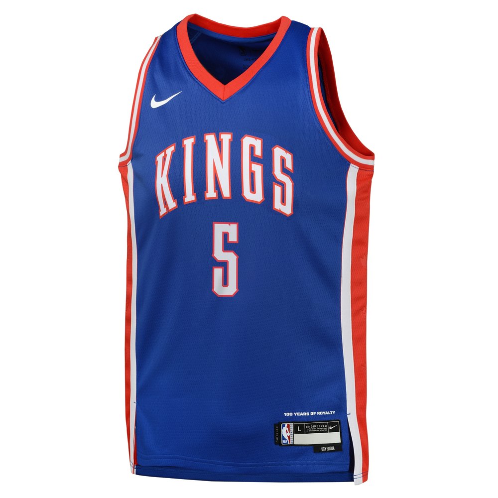 Youth Sacramento Kings De'Aaron Fox Blue 2024/25 Swingman Player Jersey - City Edition Youth Sacramento Kings De'Aaron Fox Blue 2024/25 Swingman Player Jersey - City Edition