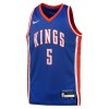Youth Sacramento Kings De'Aaron Fox Nike Blue 2024/25 Swingman Player Jersey - City Edition