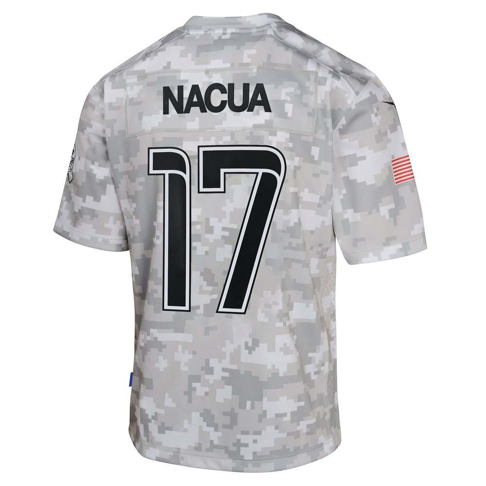 Youth Los Angeles Rams Puka Nacua Arctic Camo 2024 Salute to Service Game Jersey Youth Los Angeles Rams Puka Nacua Arctic Camo 2024 Salute to Service Game Jersey