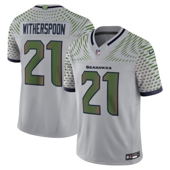 Youth Seattle Seahawks #21 Devon Witherspoon Gray Rivalries Collection F.U.S.E. Vapor Limited Stitched Jersey Youth Seattle Seahawks #21 Devon Witherspoon Gray Rivalries Collection F.U.S.E. Vapor Limited Stitched Jersey