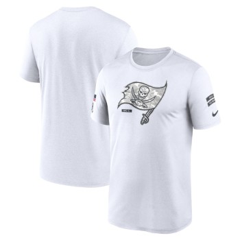 Men's Tampa Bay Buccaneers White 2024 Salute To Service Legend Performance T-Shirt Men's Tampa Bay Buccaneers White 2024 Salute To Service Legend Performance T-Shirt