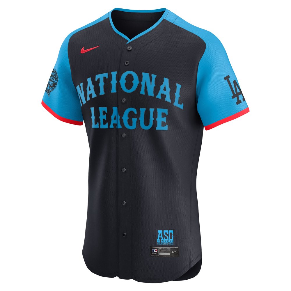 Men's National League #17 Shohei Ohtani Navy 2024 MLB All-Star Game Elite Player Jersey Men's National League #17 Shohei Ohtani Navy 2024 MLB All-Star Game Elite Player Jersey