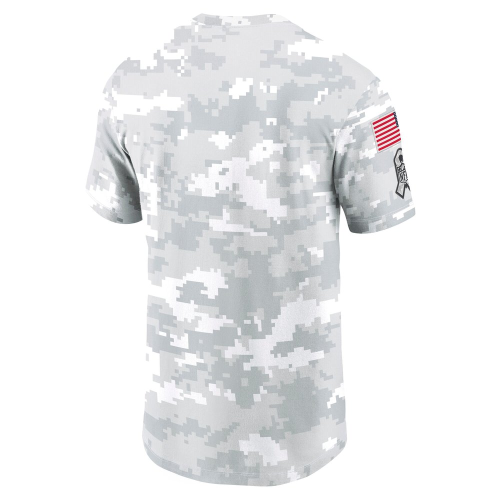 Men's Pittsburgh Steelers Arctic Camo 2024 Salute To Service Performance T-Shirt