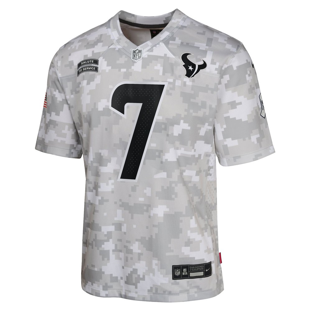 Youth Houston Texans C.J. Stroud Arctic Camo 2024 Salute to Service Game Jersey Youth Houston Texans C.J. Stroud Arctic Camo 2024 Salute to Service Game Jersey