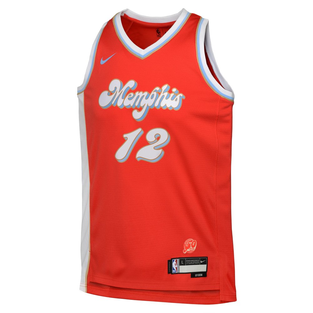 Youth Memphis Grizzlies Ja Morant Red 2024/25 Swingman Player Jersey - City Edition Youth Memphis Grizzlies Ja Morant Red 2024/25 Swingman Player Jersey - City Edition