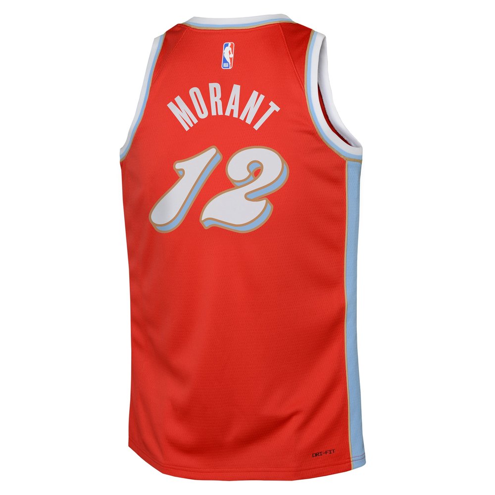 Youth Memphis Grizzlies Ja Morant Red 2024/25 Swingman Player Jersey - City Edition Youth Memphis Grizzlies Ja Morant Red 2024/25 Swingman Player Jersey - City Edition
