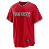 Men's Cleveland Guardians #38 Steven Kwan Nike Red Alternate Replica 2.0 Player Jersey