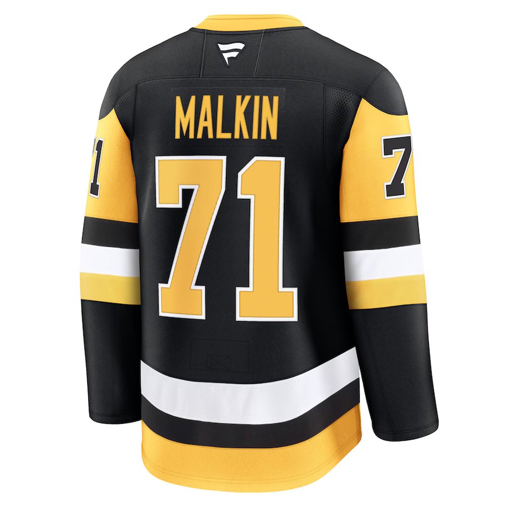 Men's Pittsburgh Penguins #71 Evgeni Malkin Black Home Premium Jersey Men's Pittsburgh Penguins #71 Evgeni Malkin Black Home Premium Jersey