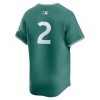 Men's Boston Red Sox #2 Alex Bregman Green 2025 City Connect Limited Player Jersey