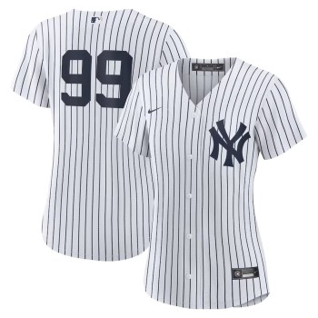 Women's New York Yankees #99 Aaron Judge White Home Replica Player Jersey Women's New York Yankees #99 Aaron Judge White Home Replica Player Jersey