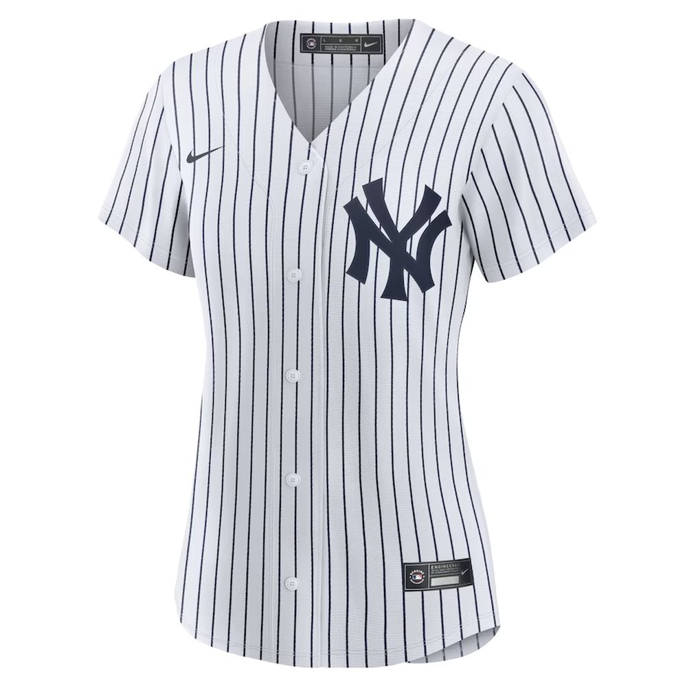 Women's New York Yankees #99 Aaron Judge White Home Replica Player Jersey Women's New York Yankees #99 Aaron Judge White Home Replica Player Jersey