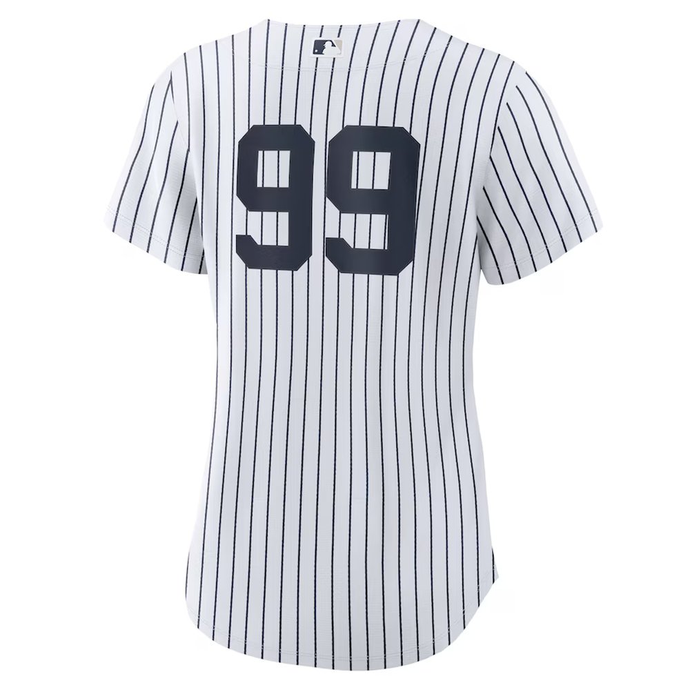 Women's New York Yankees #99 Aaron Judge White Home Replica Player Jersey Women's New York Yankees #99 Aaron Judge White Home Replica Player Jersey