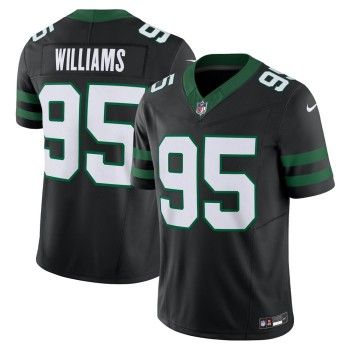 Men's New York Jets Quinnen Williams Legacy Black Alternate Vapor F.U.S.E. Limited Jersey Men's New York Jets Quinnen Williams Legacy Black Alternate Vapor F.U.S.E. Limited Jersey