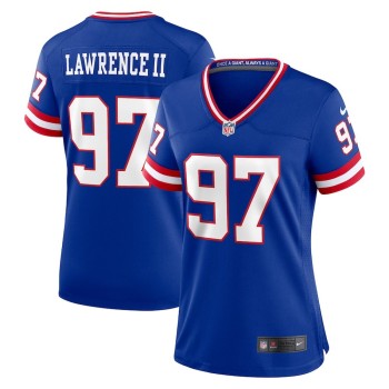 Women's New York Giants #97 Dexter Lawrence Nike Century Royal Alternate Game Jersey Women's New York Giants #97 Dexter Lawrence Nike Century Royal Alternate Game Jersey